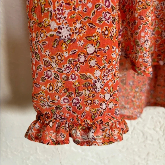 Free People gorgeous floral shirt - Picture 4 of 5